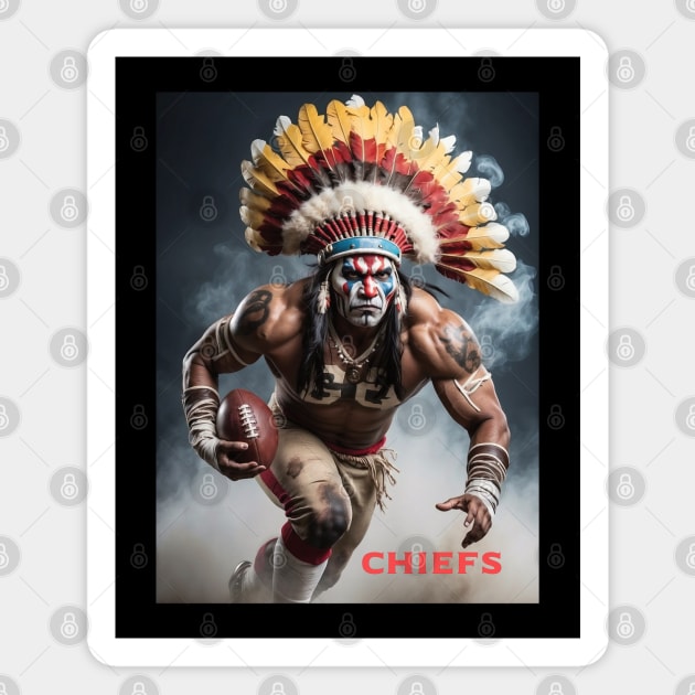 Chiefs Magnet by BishBashBosh